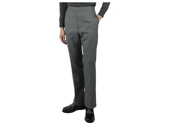 Thom Browne Classic Fit RWB Tab Super Twill Wool Classic Backstrap Pants - view 5