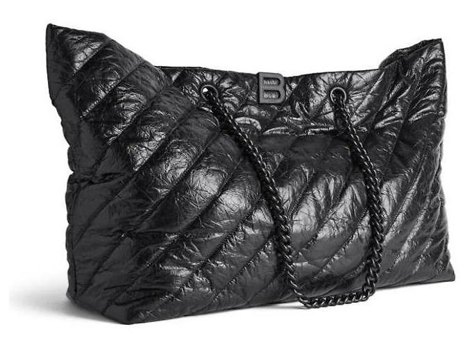Balenciaga Grande borsa tote trapuntata schiacciata - vista 6