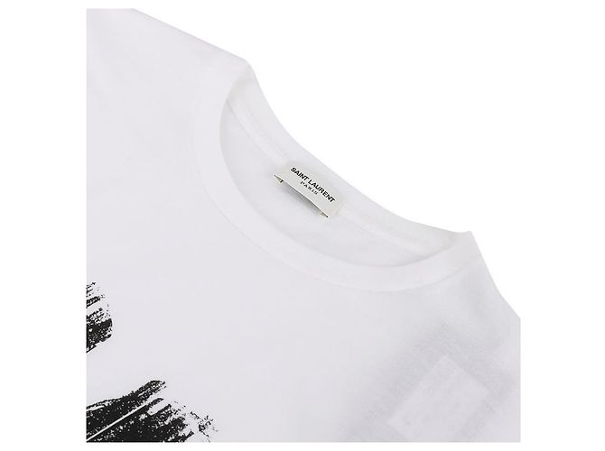 Saint Laurent Heart T-Shirt Weiß - Ansicht 6