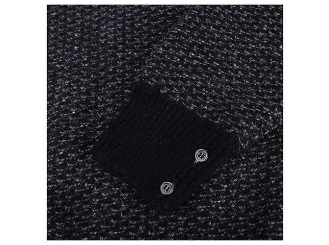 Thom Browne Diagonales Mohair-Strickmodell Blau - vista 8