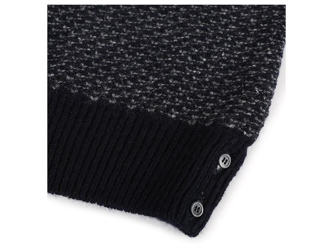 Thom Browne Diagonales Mohair-Strickmodell Blau - vista 9