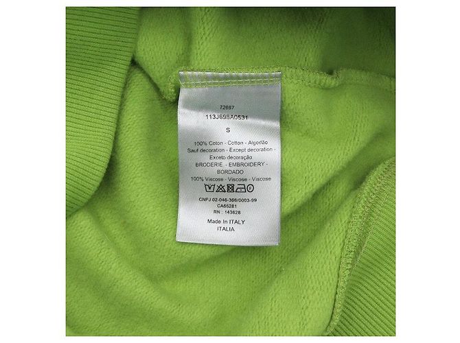 Dior Unisex Hoodie CD Icon Grün - Ansicht 7