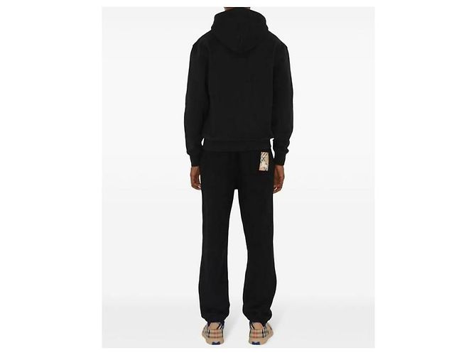 Burberry Hoodie zippé en coton à carreaux - vue 5