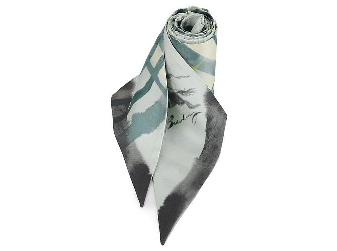 Burberry Sciarpa in seta a quadri reversibile Verde - vista 4