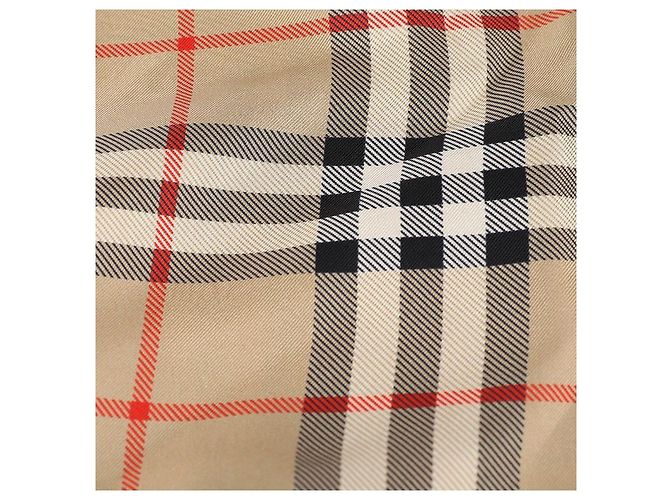 Burberry Pañuelo de seda Check Castaño - vista 7