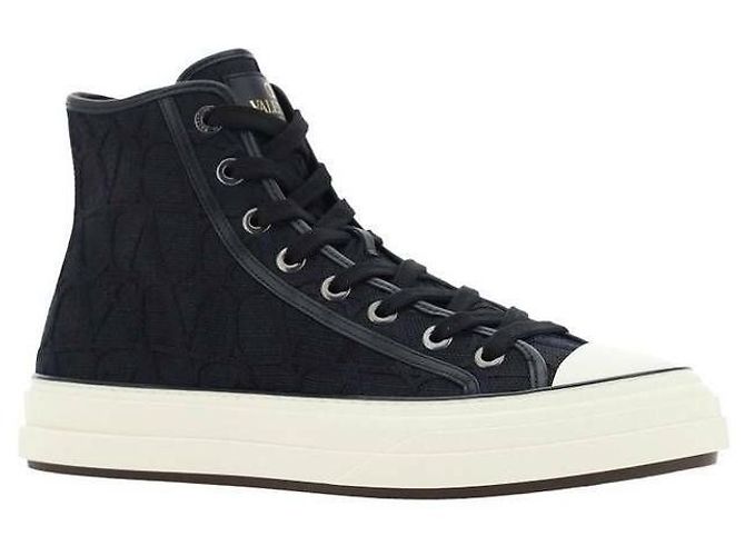 Valentino Baskets montantes Twill Econographe Total Loop - vue 5