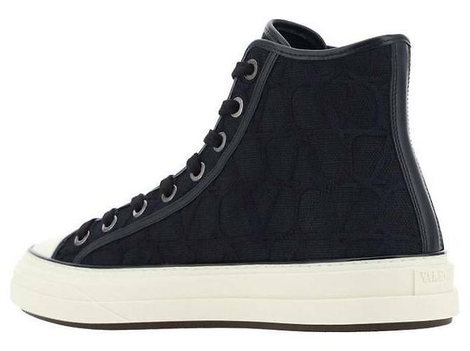 Valentino Baskets montantes Twill Econographe Total Loop - vue 6