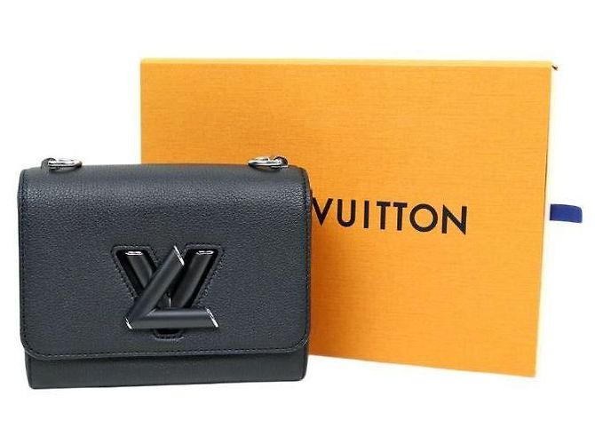 Louis Vuitton Borsa a Spalla Twist Slim Harmony Nera Nero - vista 12