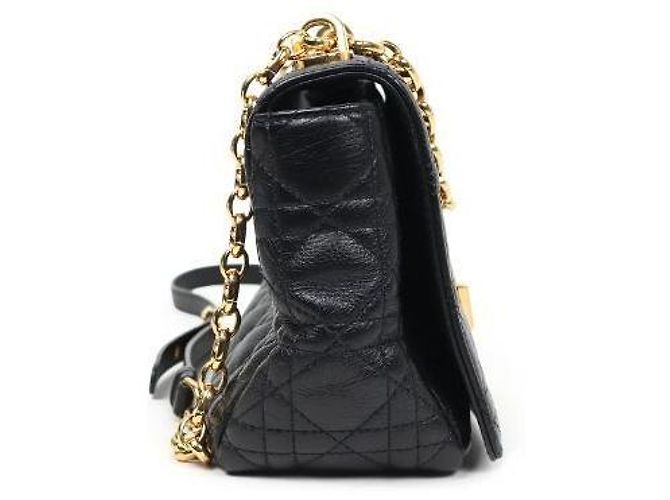 Dior Borsa a spalla Caro Chain nera Nero - vista 2