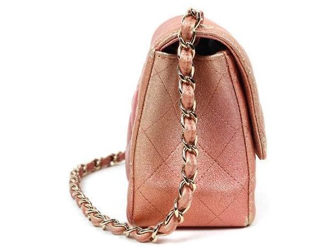 Chanel Piccola Borsa a Spalla con Catena Rosa - vista 2