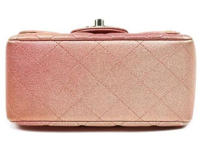 Chanel Piccola Borsa a Spalla con Catena Rosa - vista 4