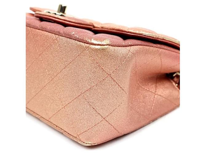 Chanel Piccola Borsa a Spalla con Catena Rosa - vista 6