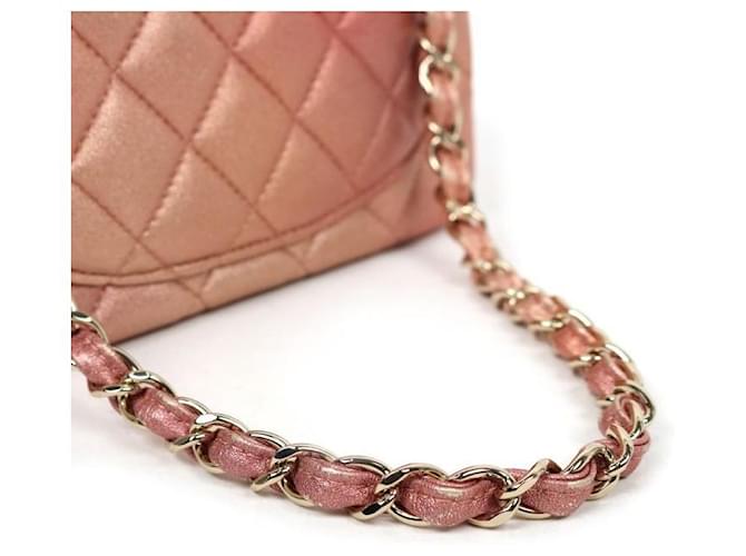 Chanel Piccola Borsa a Spalla con Catena Rosa - vista 7