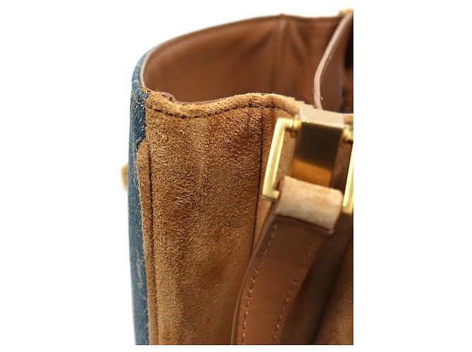 Saint Laurent Bolso de hombro de denim Azul - vista 10