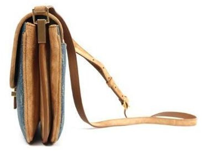 Saint Laurent Bolso de hombro de denim Azul - vista 2