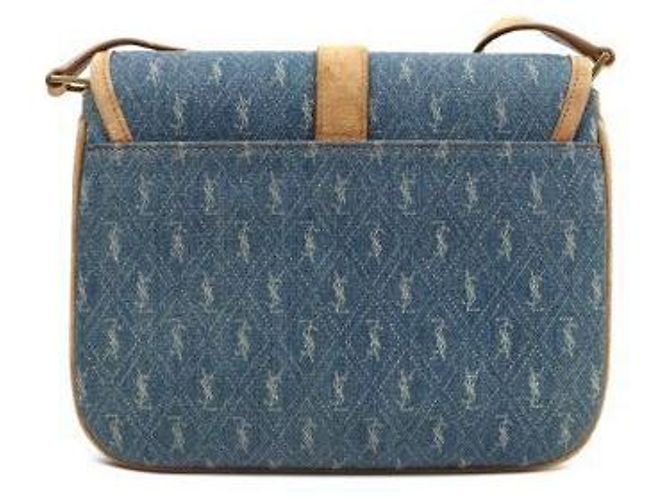 Saint Laurent Bolso de hombro de denim Azul - vista 3