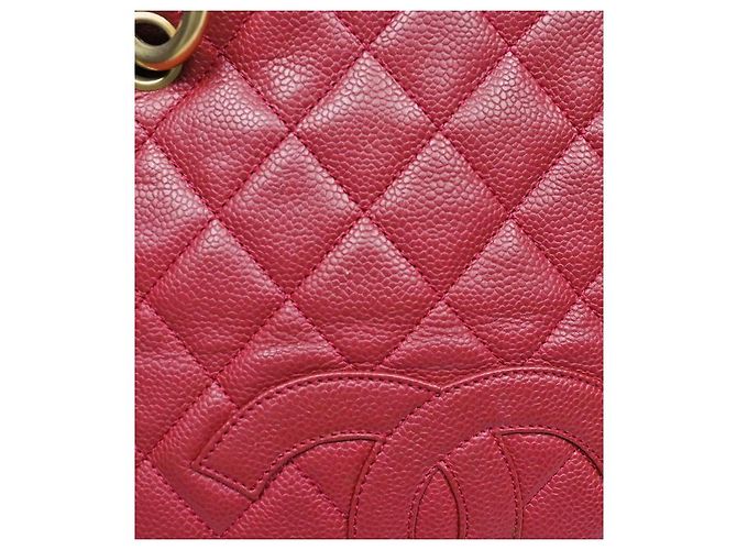 Chanel Borsa a Spalla Red Caviar Big CC Granshipping Rosso - vista 10