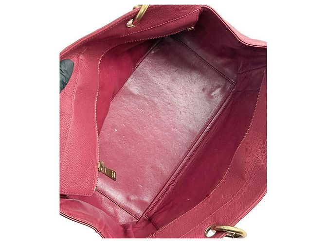 Chanel Borsa a Spalla Red Caviar Big CC Granshipping Rosso - vista 11