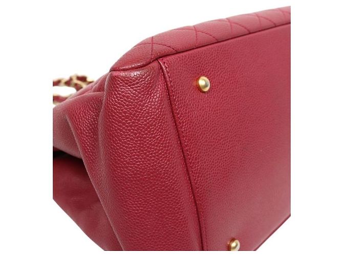 Chanel Borsa a Spalla Red Caviar Big CC Granshipping Rosso - vista 5
