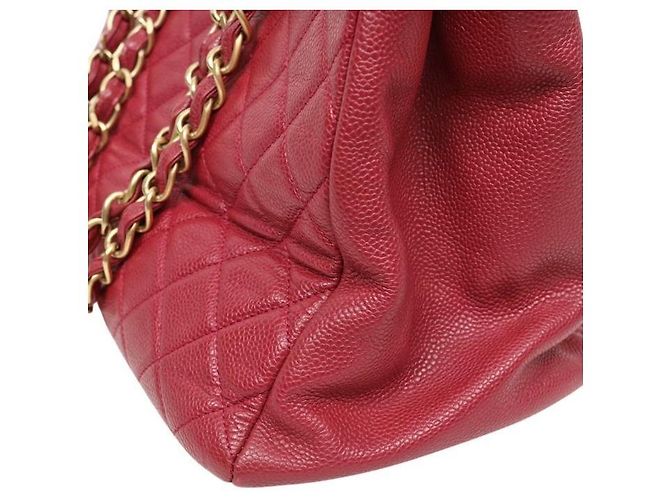 Chanel Borsa a Spalla Red Caviar Big CC Granshipping Rosso - vista 8