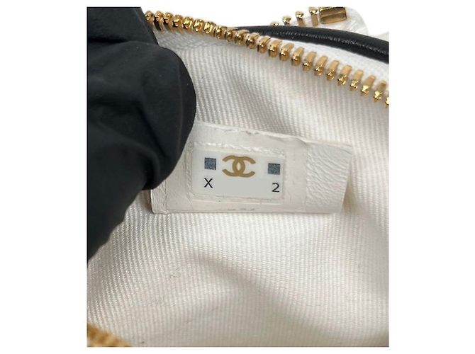 Chanel Mini borsa a tracolla a forma di racchetta da tennis bianca Bianco - vista 13