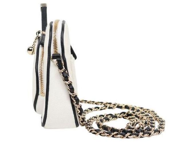 Chanel Mini borsa a tracolla a forma di racchetta da tennis bianca Bianco - vista 2