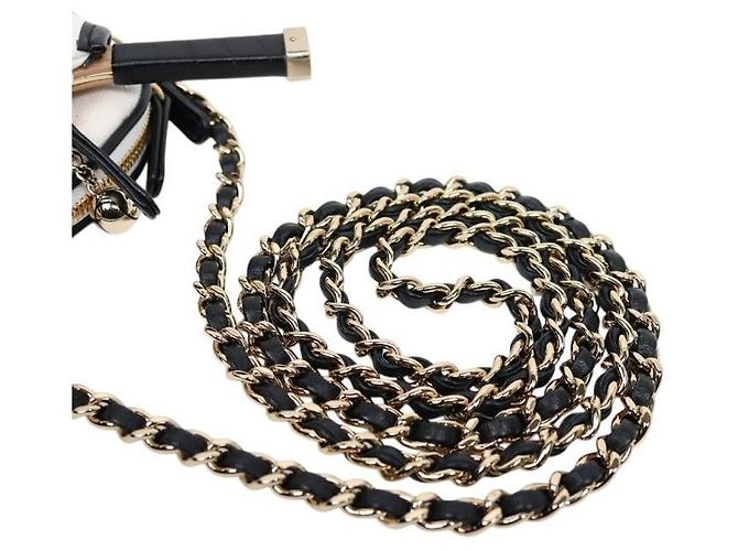 Chanel Mini borsa a tracolla a forma di racchetta da tennis bianca Bianco - vista 8