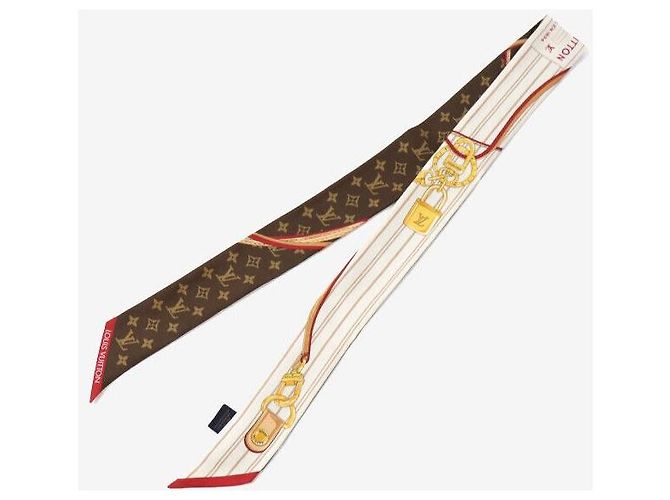 Louis Vuitton Bufanda Bandana Neverfull BB Marrón Castaño - vista 2