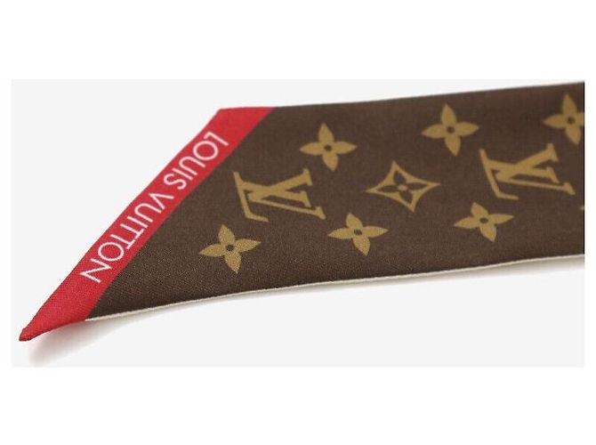 Louis Vuitton Bufanda Bandana Neverfull BB Marrón Castaño - vista 4