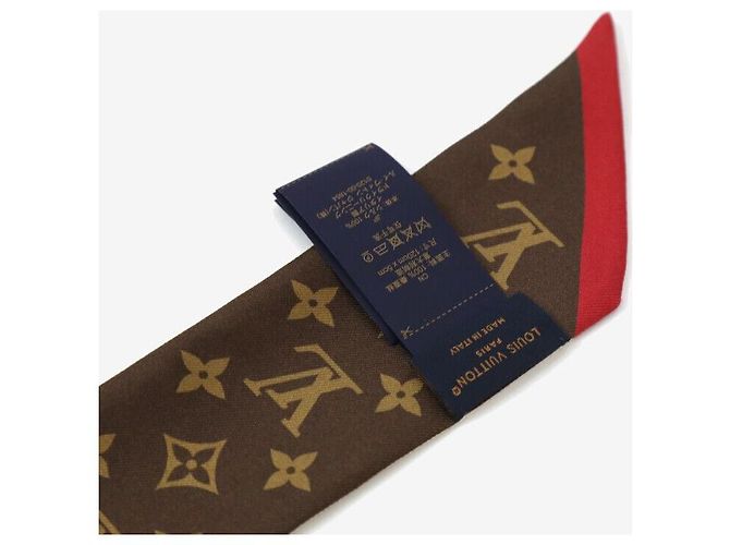 Louis Vuitton Bufanda Bandana Neverfull BB Marrón Castaño - vista 5