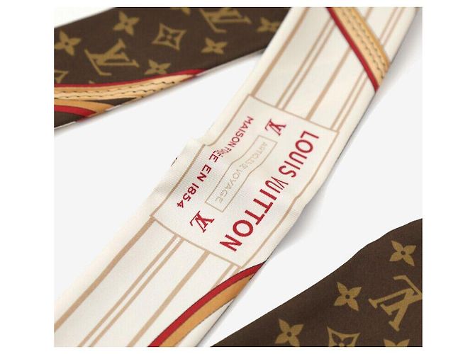 Louis Vuitton Bufanda Bandana Neverfull BB Marrón Castaño - vista 6