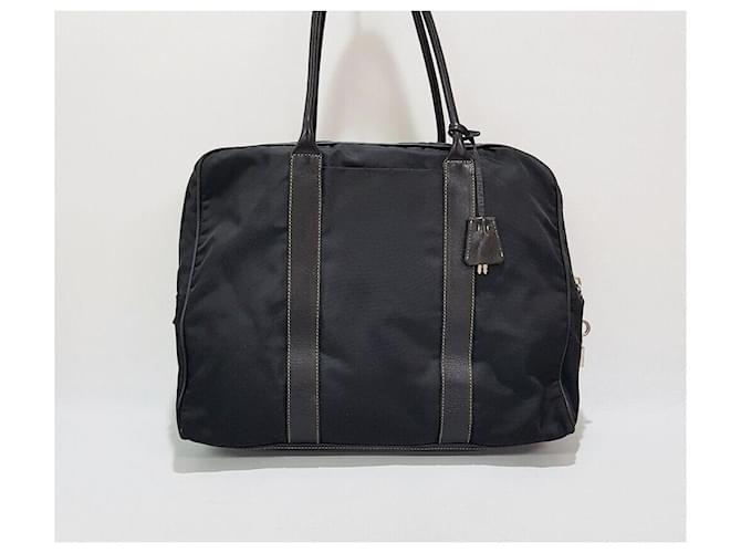Tote Prada Borsa a spalla in nylon Nero - vista 6