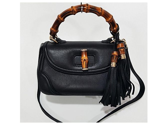 Bamboo Gucci Bolso de hombro con borlas de bambú - vista 2