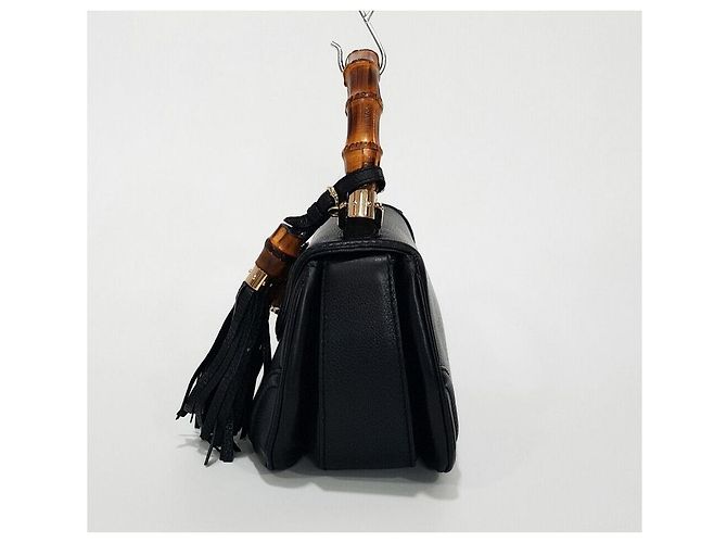 Bamboo Gucci Bolso de hombro con borlas de bambú - vista 3