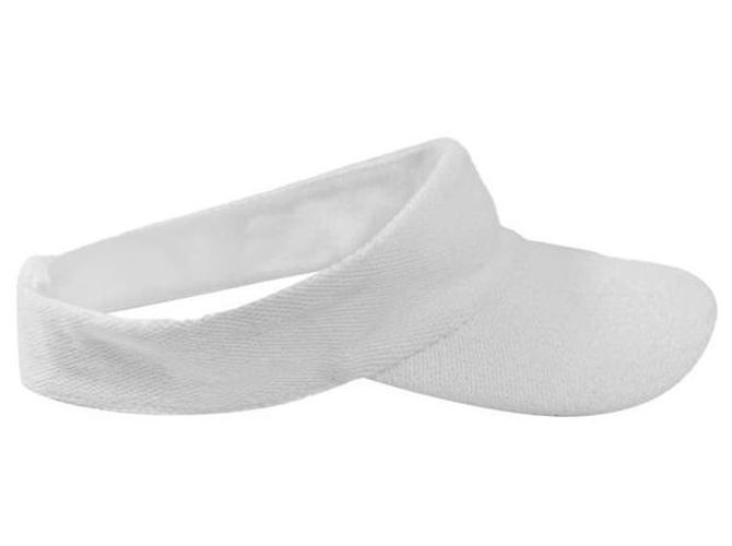 Chanel Sombrero de sol de algodón blanco con logo CC Coco para mujeres - vista 6
