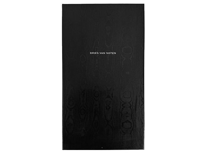 Dries Van Noten Mocassini in pelle a punta quadrata neri Nero - vista 17