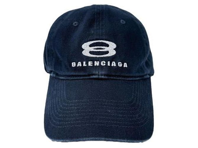 Balenciaga Cappellino da baseball Unity Snowboard Blu Navy - vista 2