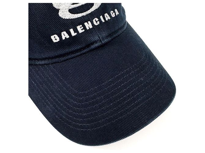 Balenciaga Cappellino da baseball Unity Snowboard Blu Navy - vista 7