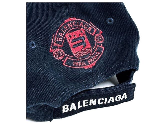 Balenciaga Cappellino da baseball Unity Snowboard Blu Navy - vista 8