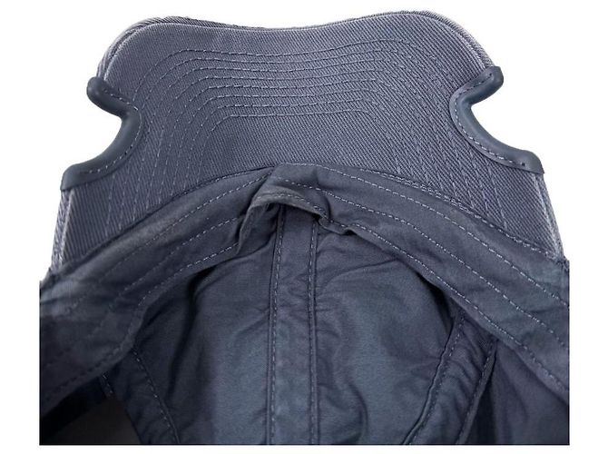 Day Balenciaga Blauer, bestickter, abgenutzter Denim-Baseball-Cap - Ansicht 9