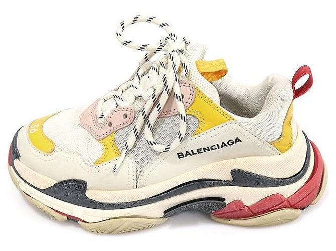 Balenciaga Sneakers da donna triple in schiuma e rete multicolore - vista 3
