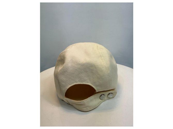 Cappellino Hermès con ricamo di sole Beige - vista 5