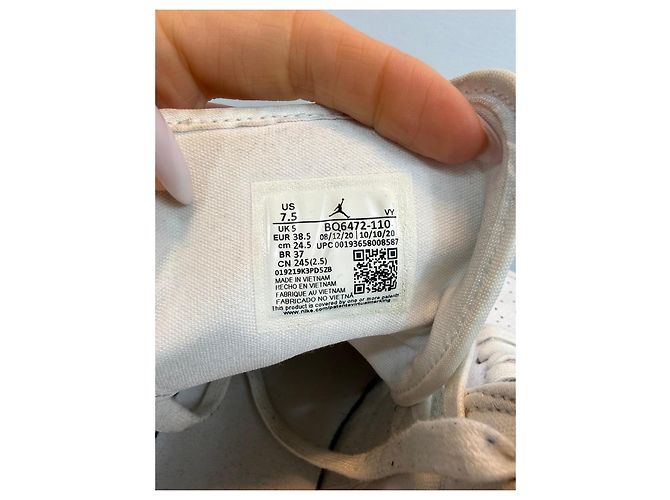 Autre Marque Air Jordan 1 Mid SE Bianco Serpente - vista 6