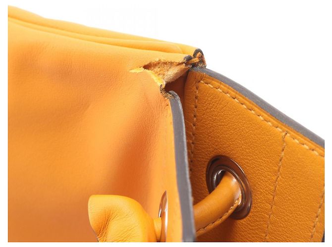Bolso de Hombro Aline Mini Mostaza de Hermès Naranja - vista 6