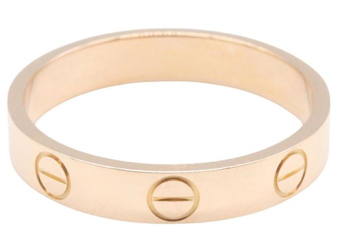Anello Mini Love Cartier in oro rosa 18K D'oro - vista 2