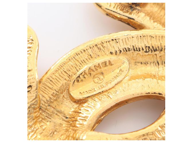 Timeless Spilla placcata in oro Chanel Coco Mark D'oro - vista 3