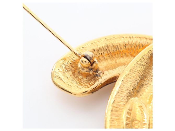 Timeless Spilla placcata in oro Chanel Coco Mark D'oro - vista 5