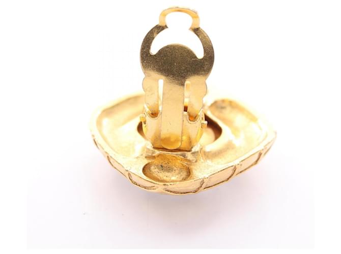 Timeless Orecchini Clip Matelassé Chanel D'oro - vista 5