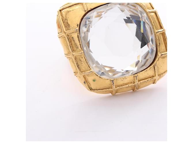 Timeless Orecchini Clip Matelassé Chanel D'oro - vista 6