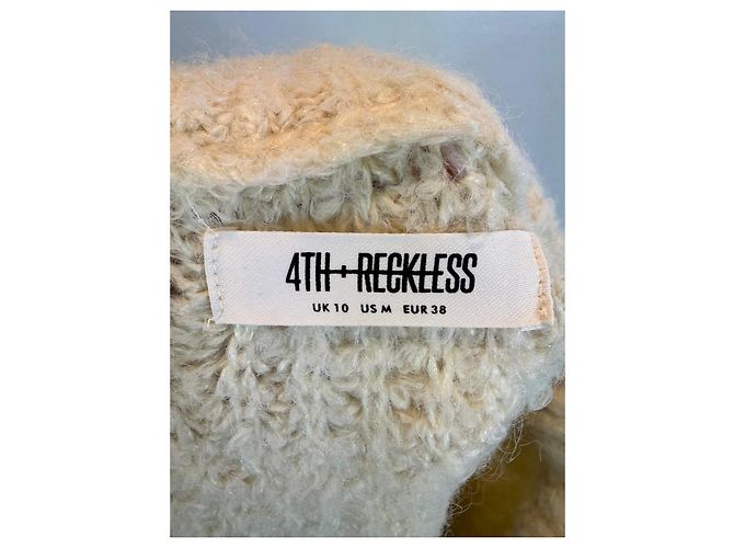 Autre Marque Falda Maxi de Punto Crema 4th + Reckless Crudo - vista 3